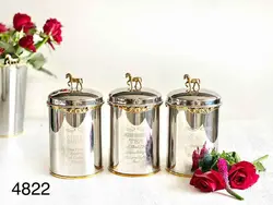 پاسماوری سه تیکه بزرگ برنجی هندی (4822)