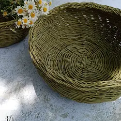 کاسه ی لبه دار بزرگ بادام کوهی