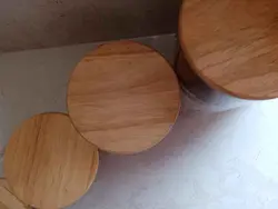 بانکه شیشه ای با درب چوبی بامبو (5081)
