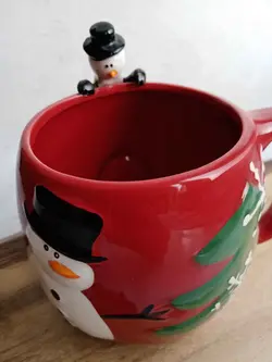 ماگ فانتزی سرامیکی طرح کریسمس (6697)