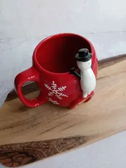 ماگ فانتزی سرامیکی طرح کریسمس (6697)