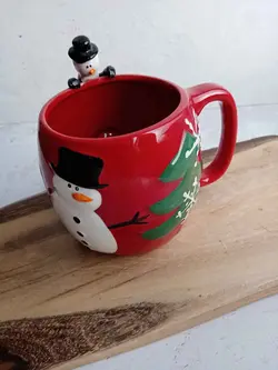 ماگ فانتزی سرامیکی طرح کریسمس (6697)