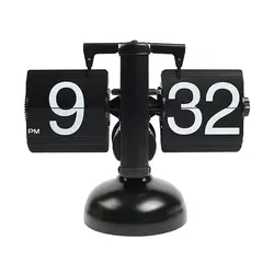 ساعت ورقه ای رومیزی مشکی Flip clock - دیزولند