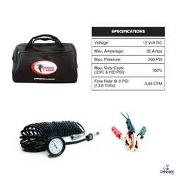 کمپرسور باد ایربگ من 200 PSI پرتابل