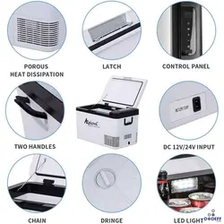 یخچال فریزر آلپیکول 25 لیتری K25