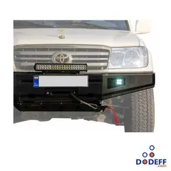 سپر جلو تویوتا لندکروز 100 دلفان آفرود  سپر جلو همراه سینی زیر محافظ رادیاتور- دودف