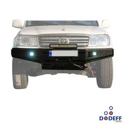 سپر جلو تویوتا لندکروز 100 دلفان آفرود  سپر جلو همراه سینی زیر محافظ رادیاتور- دودف