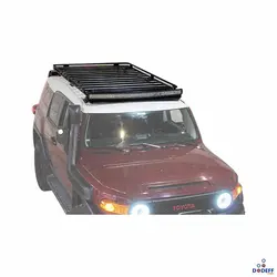 باربند سبدی تویوتا اف جی کروزر دلفان آفرود  رنگ الکترو استاتیک کوره ای و سبک و مقاوم- دودف