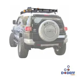 باربند سبدی تویوتا اف جی کروزر دلفان آفرود  رنگ الکترو استاتیک کوره ای و سبک و مقاوم- دودف