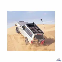 باربند سبدی تویوتا لندکروز 100 دلفان آفرود  دارای رنگ کوره ای الکترواستاتیک و سبک و مقاوم- دودف