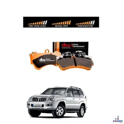 لنت ترمز عقب تویوتا پرادو 120 دی بی ای XP