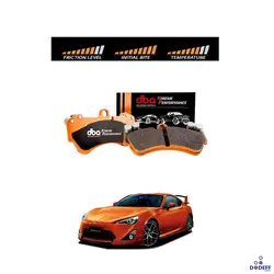 لنت ترمز عقب تویوتا جی تی 86 دی بی ای XP