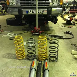 کیت ارتفاع نیسان سافاری Y60 فوم سل قابل تنظیم تاف داگ