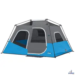 چادر مسافرتی و کمپ اتوماتیک چراغدار 9 نفره Core مدل Instant Lighted Cabin