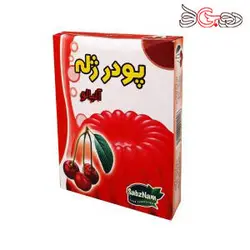 پودر ژله آلبالو سبزنام-100گرم-مجموعه 12 عددی
