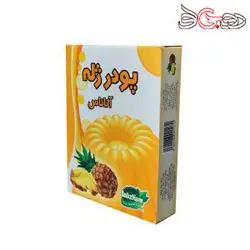 پودر ژله آناناس سبزنام-100گرم-مجموعه 12 عددی