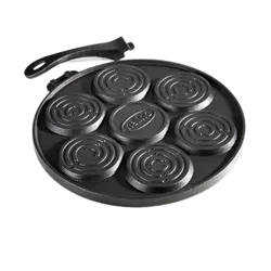 تابه پنکیک پز چدن (با دسته متحرک)