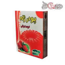 پودر ژله توت فرنگی سبزنام - 100گرم-مجموعه 12 عددی