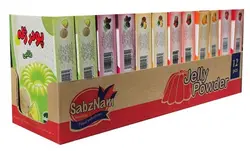 ژله مخلوط سبزنام-100گرم مجموعه 12 عددی