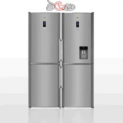 یخچال و فریزر دوقلو 4 درب برتا RF 5060/5070 Silver - فروشگاه اینترنتی دو جی لو