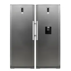 یخچال و فریزر دو قلو تکنوهاوس مدل سفید چرمTR2465