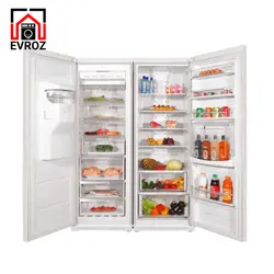 یخچال فریزر دو قلو هوم بار پاناروما پلاس هیمالیا سیلور