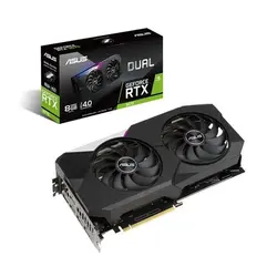 کارت گرافیک 8 گیگابایت Asus مدل DUALRTX30708G | فروشگاه اینترنتی فرزان دیجیتال