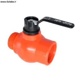 شیرتوپی پارس خاور 2 اینچ دسته فلز (یکسر رزوه بیرون)