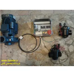 تایمر شیر برقی دوقلو به همراه قطع کن پمپ