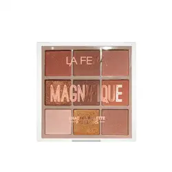 پالت سایه 9 عددی مدل Magnifique لافرا شماره 08 - فروشگاه زیبایی سبز