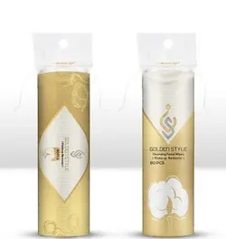 پد آرایش پاکن 80 عددی گلدن استایل - فروشگاه زیبایی سبز