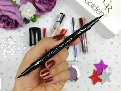 خط چشم مدادی Stylist Duo Liner 2 in 1 گلدن رز - فروشگاه زیبایی سبز