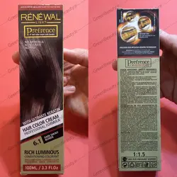 رنگ موی بدون آمونیاک رنوال RENEWAL شماره 6/1 بلوند دودی تیره - گلدن رز و لافرا ❤️ فروشگاه زیبایی سبز