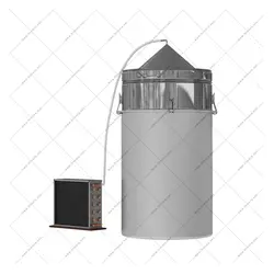 گلاب گیر و عرق گیر برقی 70 لیتر هیمورا