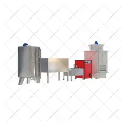 وت پنیر سازی و ترولی پرس آب گیری 800 لیتری هیمورا