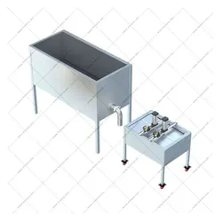 وت پنیر سازی و ترولی پرس آب گیری 400 لیتری هیمورا