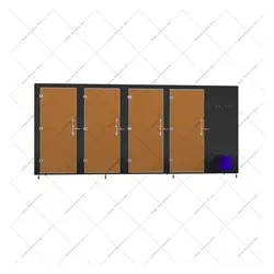 خشک کن میوه و سبزی و لواشک صنعتی چهار کابین