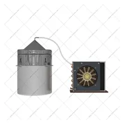 گلاب گیر و عرقگیر برقی 10 لیتر هیمورا