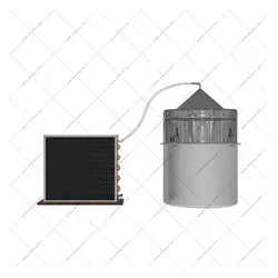 گلاب گیر و عرقگیر برقی 10 لیتر هیمورا