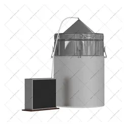 گلاب گیر و عرقگیر برقی 50 لیتر هیمورا