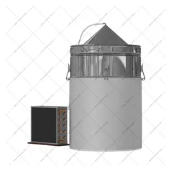 گلاب گیر و عرقگیر برقی 50 لیتر هیمورا