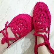 آموزش پاپوش بافتنی زنانه