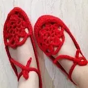 آموزش پاپوش بافتنی زنانه