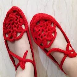 پاپوش بافتنی زنانه