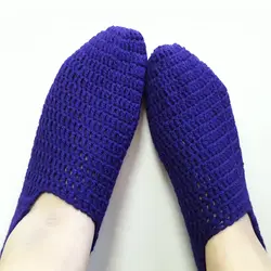 پاپوش بافتنی ساده