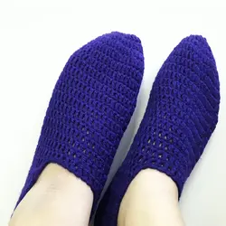 پاپوش بافتنی ساده