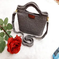 آموزش کیف دستی مکرومه