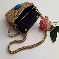 آموزش کیف مکرومه دوقلو