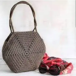 آموزش کیف 6 ضلعی مکرومه