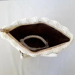 ست کیف مکرومه مدل لوزی